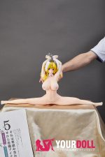 Otaku Doll 45cm 1.2KG 1穴あり ビニール製のヘッド+シリコンボディ 画像通りの服付き バニーシリーズ 巨乳 エッチ オナホール - 画像 (11)