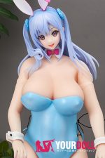 Otaku Doll 45cm 1.2KG 1穴あり ビニール製のヘッド+シリコンボディ 画像通りの服付き バニーシリーズ 巨乳 美人 オナホール
