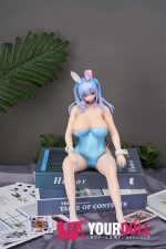 Otaku Doll 45cm 1.2KG 1穴あり ビニール製のヘッド+シリコンボディ 画像通りの服付き バニーシリーズ 巨乳 美人 オナホール - 画像 (5)