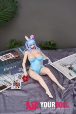 Otaku Doll 45cm 1.2KG 1穴あり ビニール製のヘッド+シリコンボディ 画像通りの服付き バニーシリーズ 巨乳 美人 オナホール - 画像 (7)