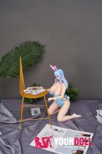 Otaku Doll 45cm 1.2KG 1穴あり ビニール製のヘッド+シリコンボディ 画像通りの服付き バニーシリーズ 巨乳 美人 オナホール - 画像 (11)