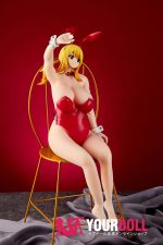 Otaku Doll 45cm 1.2KG 1穴あり ビニール製のヘッド+シリコンボディ 画像通りの服付き エロ バニーシリーズ  オナホール - 画像 (2)