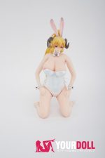 Otaku Doll 45cm 1.2KG 1穴あり ビニール製のヘッド+シリコンボディ 画像通りの服付き エロ バニーシリーズ オナホール - 画像 (17)