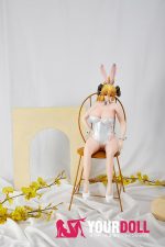 Otaku Doll 45cm 1.2KG 1穴あり ビニール製のヘッド+シリコンボディ 画像通りの服付き エロ バニーシリーズ オナホール - 画像 (15)