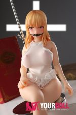 Otaku Doll 65cm 3KG 1穴あり ビニール製のヘッド+シリコンボディ 二種類の顔あり 画像通りの服x2付き シスター エロ オナホール - 画像 (6)