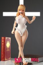 Otaku Doll 65cm 3KG 1穴あり ビニール製のヘッド+シリコンボディ 二種類の顔あり 画像通りの服x2付き シスター エロ オナホール - 画像 (10)