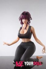 Otaku Doll 65cm 3KG 1穴あり ビニール製のヘッド+シリコンボディ 二種類の顔あり 画像通りの服付き コスプレ系 オナホール - 画像 (8)