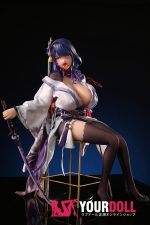 Otaku Doll 65cm 3KG 1穴あり ビニール製のヘッド+シリコンボディ 三種類の顔あり 画像通りの服付き 巨乳 デカ乳輪 オナホール - 画像 (17)