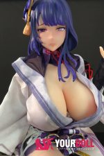 Otaku Doll 65cm 3KG 1穴あり ビニール製のヘッド+シリコンボディ 三種類の顔あり 画像通りの服付き 巨乳 デカ乳輪 オナホール