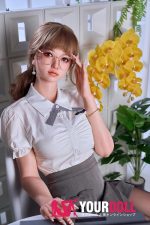 Sangedoll 筱诺 #28 158cm Eカップ 顎機能追加可 フルシリコン リアルな肌質感付き 美人OL 美乳 眼鏡娘 ラブドール - 画像 (12)