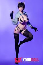 Fudoll 兰枝 #J036 157cm Iカップ フルシリコン リアルな肌質感付き 顎機能付き 爆乳 エロ 猫系彼女 ラブドール - 画像 (13)