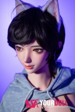 Fudoll 兰枝 #J036 157cm Iカップ フルシリコン リアルな肌質感付き 顎機能付き 爆乳 エロ 猫系彼女 ラブドール - 画像 (4)