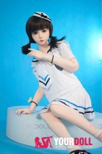 Fudoll 小樱桃 顎機能付き 135cm Aカップ フルシリコン ホワイト肌 ボディ選択可 セーラー服 未熟 無垢 ラブドール 新品 - 画像 (10)