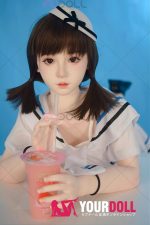 Fudoll 小樱桃 顎機能付き 135cm Aカップ フルシリコン ホワイト肌 ボディ選択可 セーラー服 未熟 無垢 ラブドール 新品 - 画像 (4)