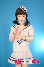 Fudoll 小樱桃 顎機能付き 135cm Aカップ フルシリコン ホワイト肌 ボディ選択可 セーラー服 未熟 無垢 ラブドール 新品 - 画像 (13)