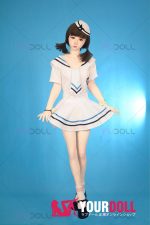 Fudoll 小樱桃 顎機能付き 135cm Aカップ フルシリコン ホワイト肌 ボディ選択可 セーラー服 未熟 無垢 ラブドール 新品 - 画像 (23)