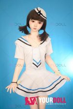 Fudoll 小樱桃 顎機能付き 135cm Aカップ フルシリコン ホワイト肌 ボディ選択可 セーラー服 未熟 無垢 ラブドール 新品 - 画像 (15)