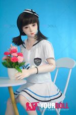 Fudoll 小樱桃 顎機能付き 135cm Aカップ フルシリコン ホワイト肌 ボディ選択可 セーラー服 未熟 無垢 ラブドール 新品 - 画像 (16)