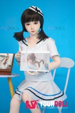 Fudoll 小樱桃 顎機能付き 135cm Aカップ フルシリコン ホワイト肌 ボディ選択可 セーラー服 未熟 無垢 ラブドール 新品 - 画像 (17)