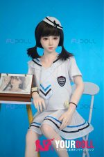 Fudoll 小樱桃 顎機能付き 135cm Aカップ フルシリコン ホワイト肌 ボディ選択可 セーラー服 未熟 無垢 ラブドール 新品 - 画像 (14)