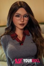 Sedoll Kitty.G #069SO 161cm Eカップ Wheat肌 フルシリコン リアルな肌質感付き セクシー 眼鏡娘 ラブドール 新品