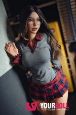 Sedoll Kitty.G #069SO 161cm Eカップ Wheat肌 フルシリコン リアルな肌質感付き セクシー 眼鏡娘 ラブドール 新品 - 画像 (5)