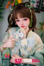 Shedoll Ailin(艾琳) 156cm Eカップ フルシリコン 顎機能追加可 艶やか 等身大 エルフ耳 ラブドール - 画像 (3)