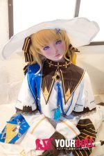 Shedoll Xixi(熙熙) 152cm Aカップ シリコンヘッド+TPEボディ コスプレ系 スリム ラブドール - 画像 (3)