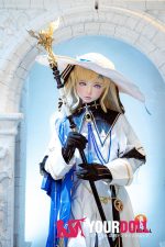 Shedoll Xixi(熙熙) 152cm Aカップ シリコンヘッド+TPEボディ コスプレ系 スリム ラブドール - 画像 (7)