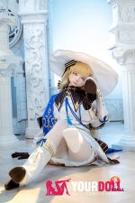 Shedoll Xixi(熙熙) 152cm Aカップ シリコンヘッド+TPEボディ コスプレ系 スリム ラブドール - 画像 (9)