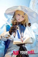 Shedoll Xixi(熙熙) 152cm Aカップ シリコンヘッド+TPEボディ コスプレ系 スリム ラブドール