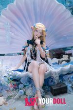 Shedoll Ailin(艾琳) 152cm Aカップ フルシリコン コスプレ系 エルフ耳 綺麗 ラブドール - 画像 (16)