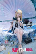 Shedoll Ailin(艾琳) 152cm Aカップ フルシリコン コスプレ系 エルフ耳 綺麗 ラブドール - 画像 (14)