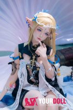 Shedoll Ailin(艾琳) 152cm Aカップ フルシリコン コスプレ系 エルフ耳 綺麗 ラブドール - 画像 (13)
