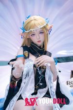 Shedoll Ailin(艾琳) 152cm Aカップ フルシリコン コスプレ系 エルフ耳 綺麗 ラブドール - 画像 (12)