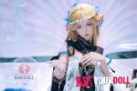 Shedoll Ailin(艾琳) 152cm Aカップ フルシリコン コスプレ系 エルフ耳 綺麗 ラブドール - 画像 (19)