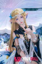 Shedoll Ailin(艾琳) 152cm Aカップ フルシリコン コスプレ系 エルフ耳 綺麗 ラブドール - 画像 (9)