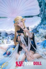 Shedoll Ailin(艾琳) 152cm Aカップ フルシリコン コスプレ系 エルフ耳 綺麗 ラブドール - 画像 (8)