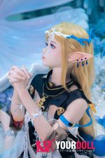 Shedoll Ailin(艾琳) 152cm Aカップ フルシリコン コスプレ系 エルフ耳 綺麗 ラブドール - 画像 (6)