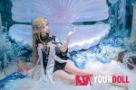 Shedoll Ailin(艾琳) 152cm Aカップ フルシリコン コスプレ系 エルフ耳 綺麗 ラブドール - 画像 (23)
