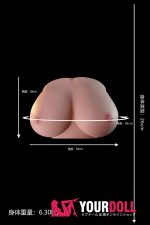おっぱいオナホ シリコン製 ノーマル肌 ゼリー胸付き ぱいずり 大人のおもちゃ - 画像 (5)