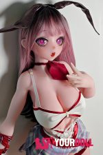 ElsaBabe 花守薫 RAD047 144cm-M ピンク肌 フルシリコン 愛嬌 八重歯 アニメ系 ラブドール - 画像 (2)