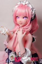 ElsaBabe 愛原未来 AHR009 148cm-L ピンク肌 フルシリコン ピンクの妖精さん エルフ耳 コスプレ系 美しい ラブドール - 画像 (6)