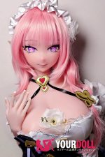 ElsaBabe 愛原未来 AHR009 148cm-L ピンク肌 フルシリコン ピンクの妖精さん エルフ耳 コスプレ系 美しい ラブドール - 画像 (9)