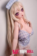 ElsaBabe 花守薫 RAD047 148cm-L ピンク肌 フルシリコン 八重歯 アニメ風 巨乳 ラブドール - 画像 (2)