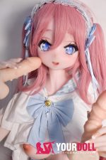 ElsaBabe 莫莉(Molly) AHR018 140cm-M ピンク肌 フルシリコン 絵師コラボ 愛嬌 はにかむ ラブドール 新品 - 画像 (11)