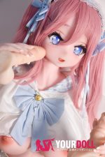 ElsaBabe 莫莉(Molly) AHR018 140cm-M ピンク肌 フルシリコン 絵師コラボ 愛嬌 はにかむ ラブドール 新品 - 画像 (7)