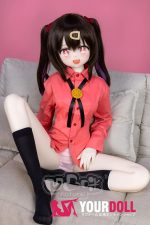 AotumeDoll #130ヘッド 135cm Bカップ フルTPE製 ツインテール 愛嬌 ラブドール 新品 - 画像 (7)