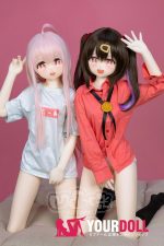 AotumeDoll #130ヘッド 135cm Bカップ フルTPE製 ツインテール 愛嬌 ラブドール 新品 - 画像 (17)