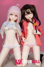 AotumeDoll #130ヘッド 135cm Bカップ フルTPE製 ツインテール 愛嬌 ラブドール 新品 - 画像 (15)